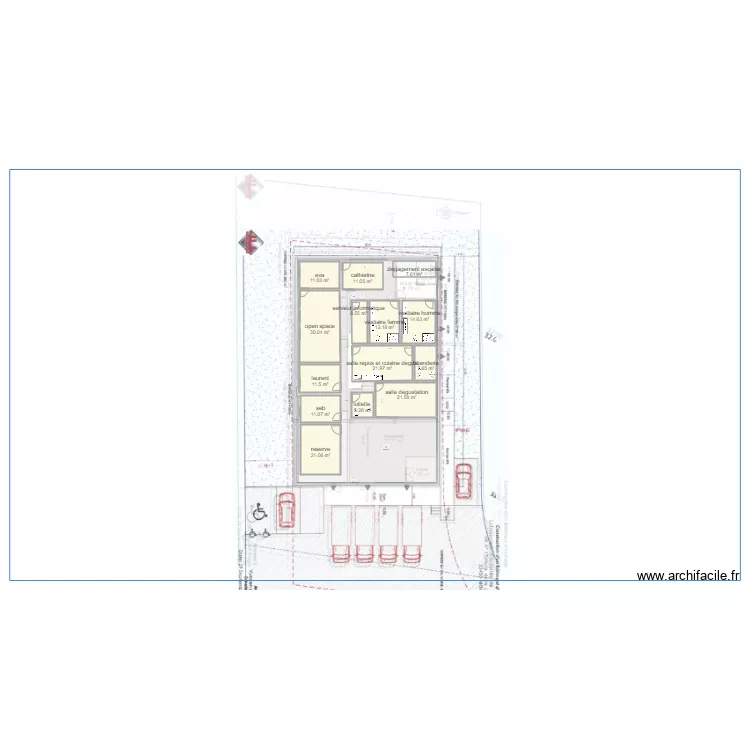 plan montussan v7 etage. Plan de 