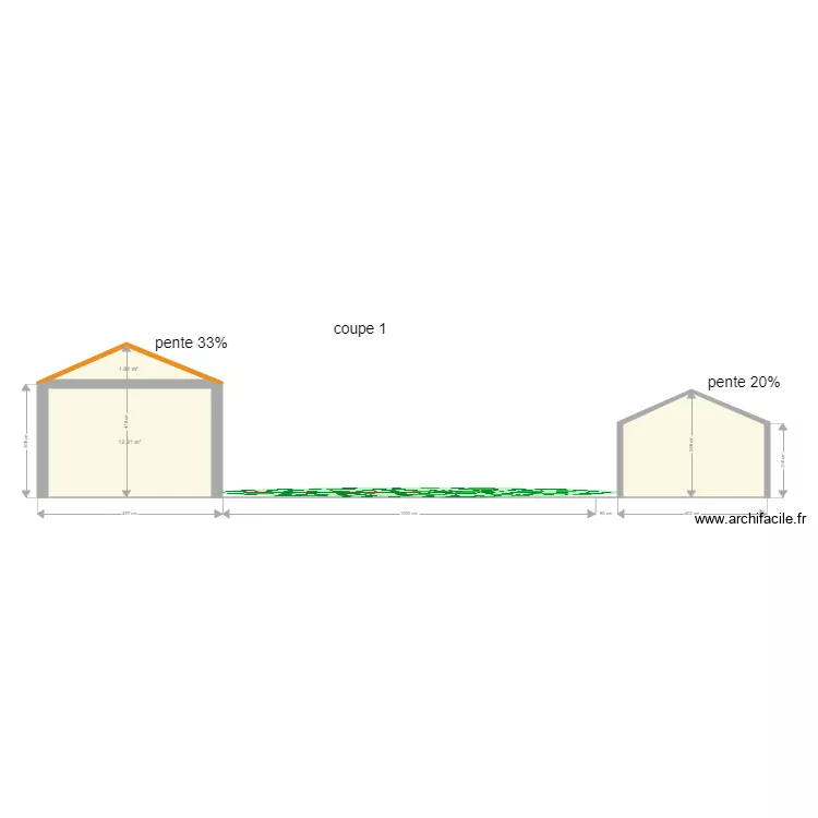 fa&ccedil;ade sud coupe1 thomas. Plan de 