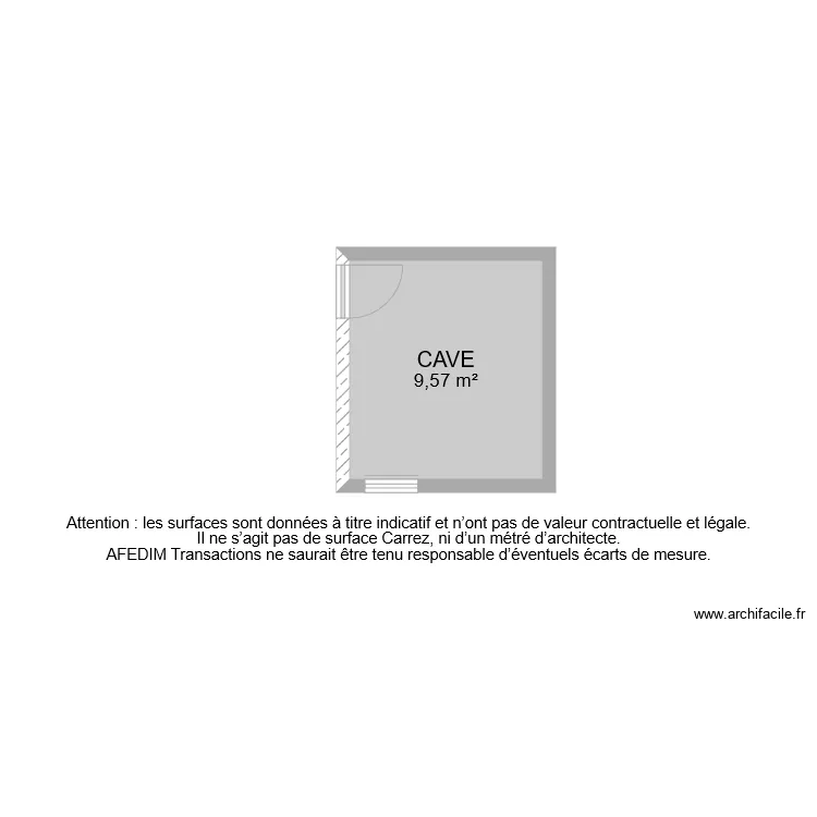 bi 6658 cave. Plan de 