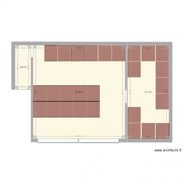 hangard toqués. Plan de 0 pièce et 0 m2