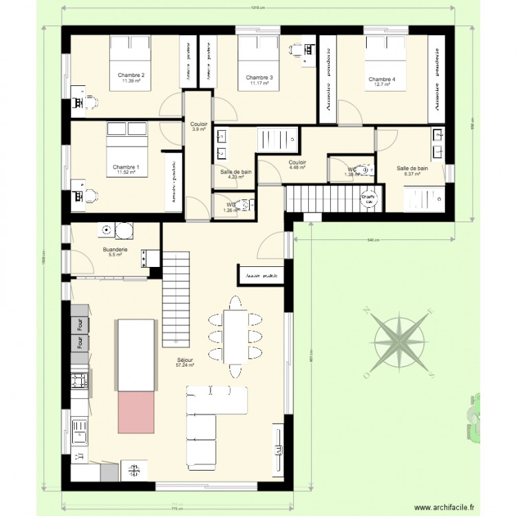 BARROU FEVRIER. Plan de 0 pièce et 0 m2