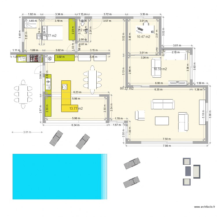 RdC PEDRO LUIS 2. Plan de 0 pièce et 0 m2