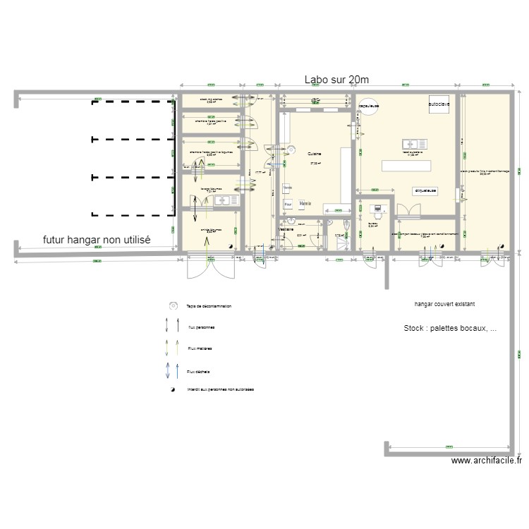 exemple 2. Plan de 0 pièce et 0 m2