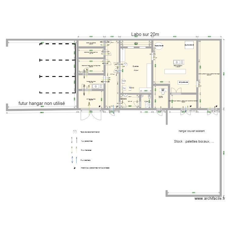 exemple 2. Plan de 0 pièce et 0 m2