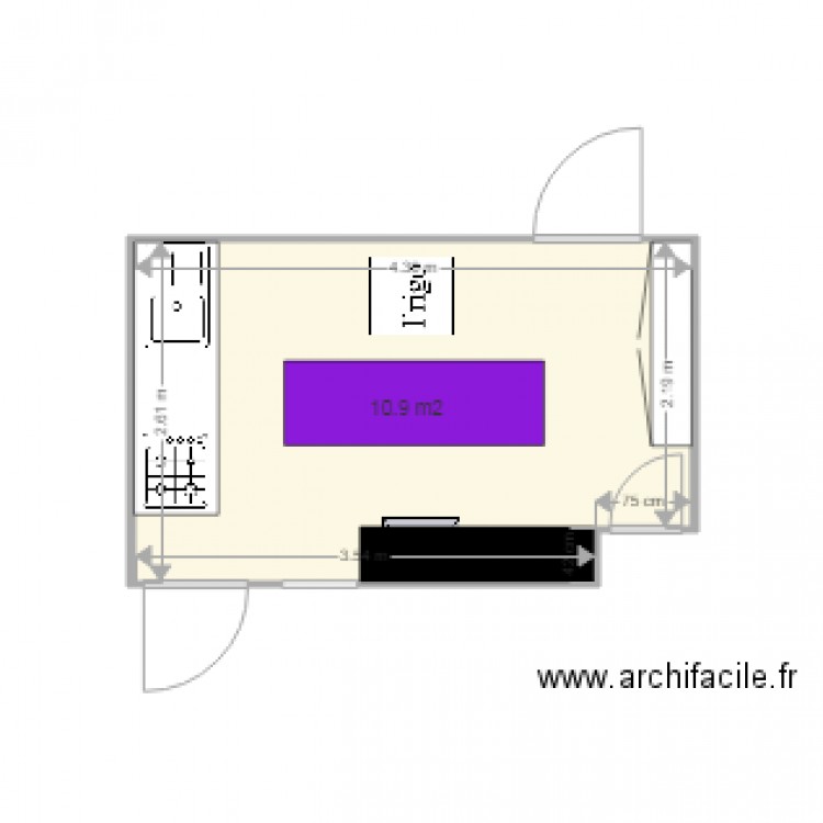 CUISINE. Plan de 0 pièce et 0 m2