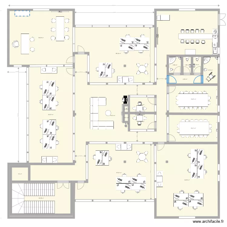 BUREAUX ANCONE V3. Plan de BUREAUX ANCONE V3. Plan de