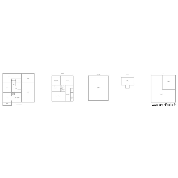 alland hui et sausseuil. Plan de 0 pièce et 0 m2