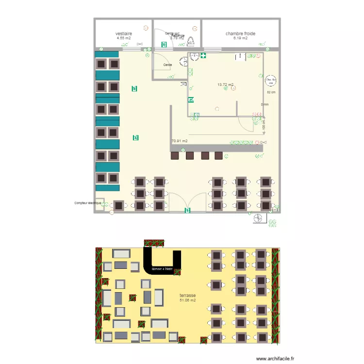  OCHO philippe  terrasse. Plan de 