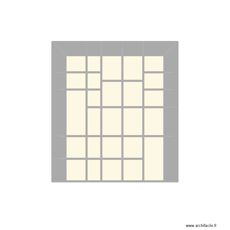 plan bibliothèque 5. Plan de 0 pièce et 0 m2