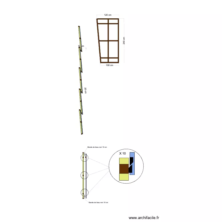 cloison acoustique - v2. Plan de 