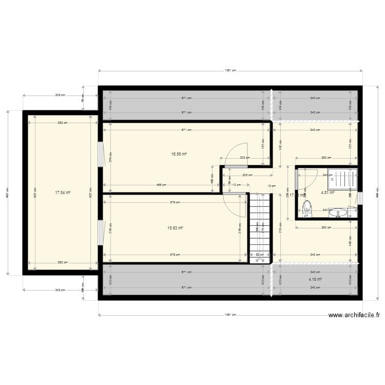 Maison papy mamy étage. Plan de 0 pièce et 0 m2