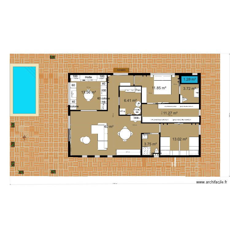 maison   NL. Plan de 0 pièce et 0 m2