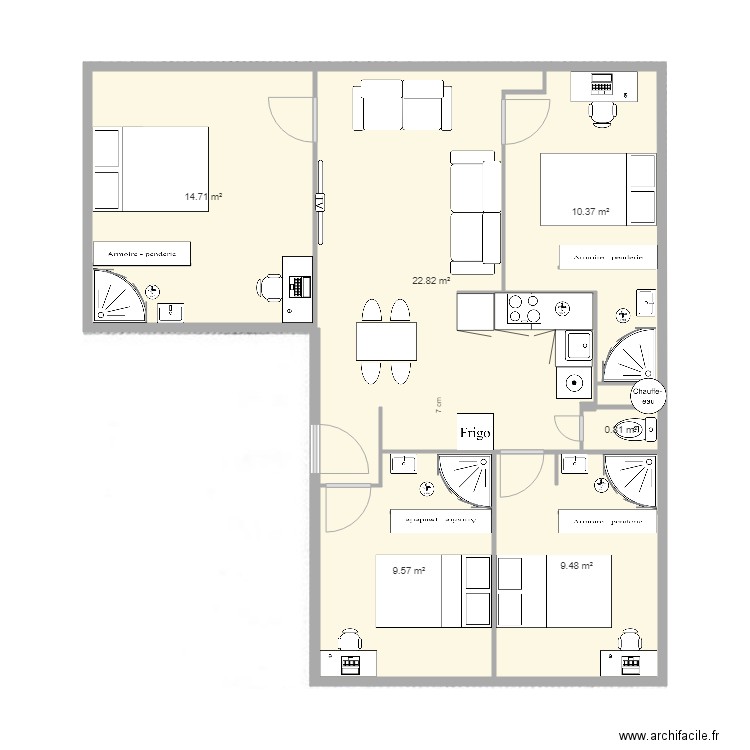 Coloc decroché. Plan de 0 pièce et 0 m2