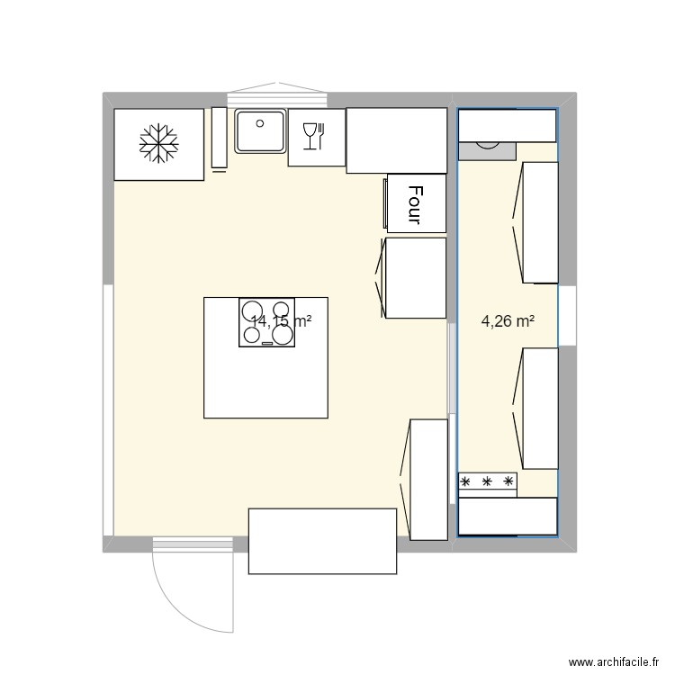 Plan cuisine 97212. Plan de 0 pièce et 0 m2