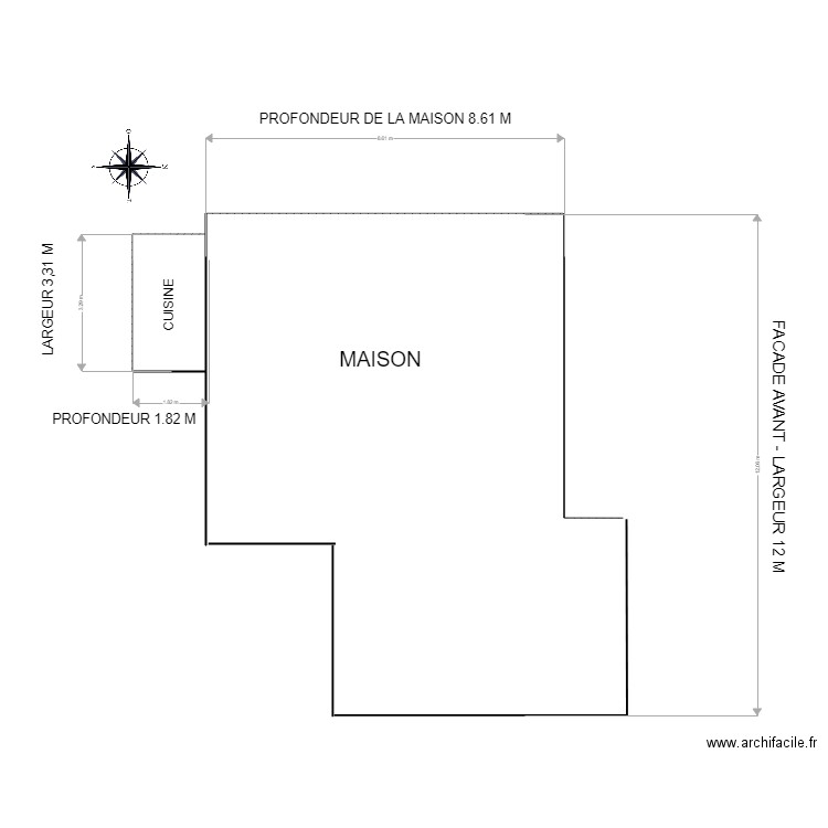 DP4 vue du dessus. Plan de 0 pièce et 0 m2