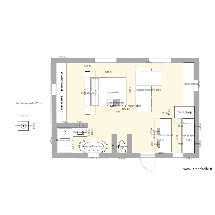 POUR RIFIFI. Plan de 0 pièce et 0 m2