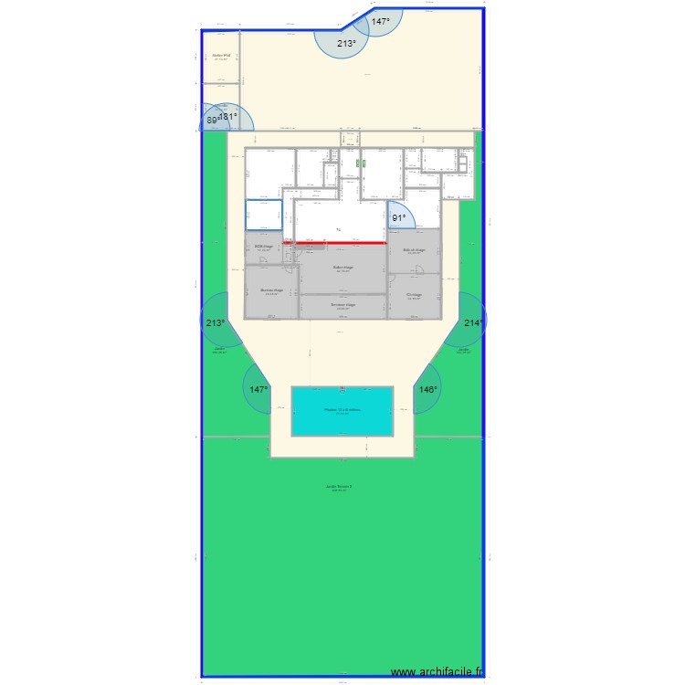  74 1. Plan de 0 pièce et 0 m2