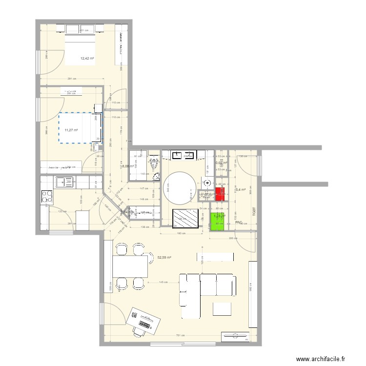 LIGNE BLEUE 24. Plan de 0 pièce et 0 m2