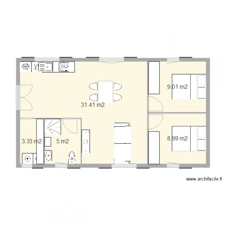 maisons privas MEUBLE. Plan de 0 pièce et 0 m2