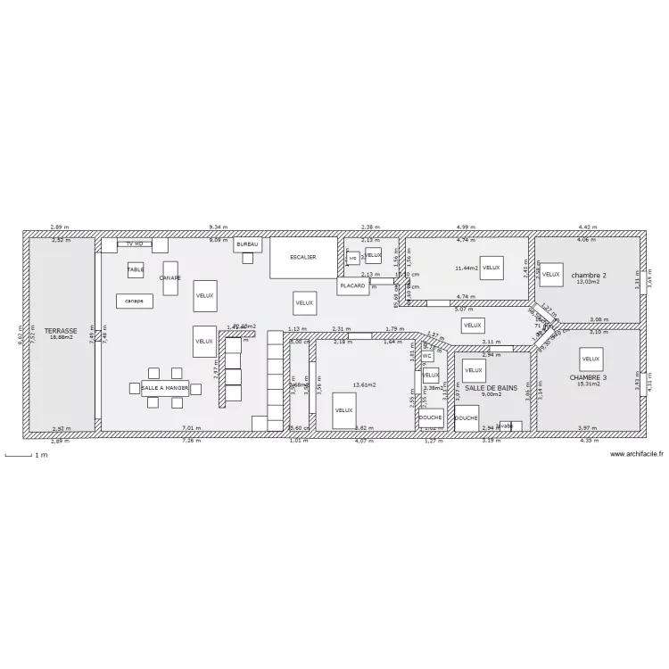 LOFT 2 TONY. Plan de LOFT 2 TONY. Plan de