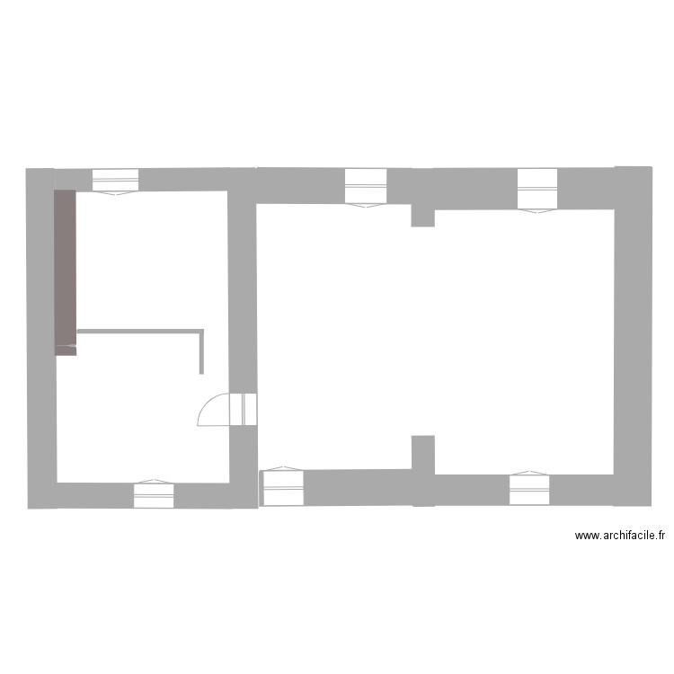 maison Sermaise chambre. Plan de 0 pièce et 0 m2