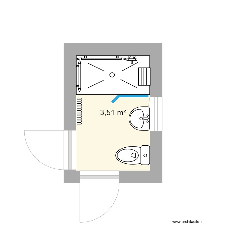 sdb PREVEL 2. Plan de 0 pièce et 0 m2