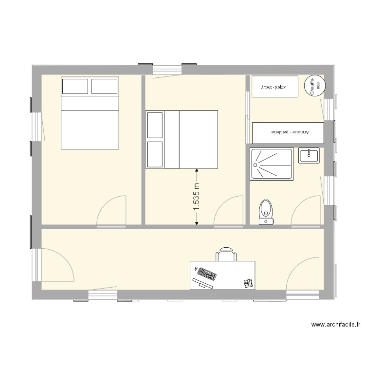 ETAGE  OCTOBRE 7. Plan de 0 pièce et 0 m2