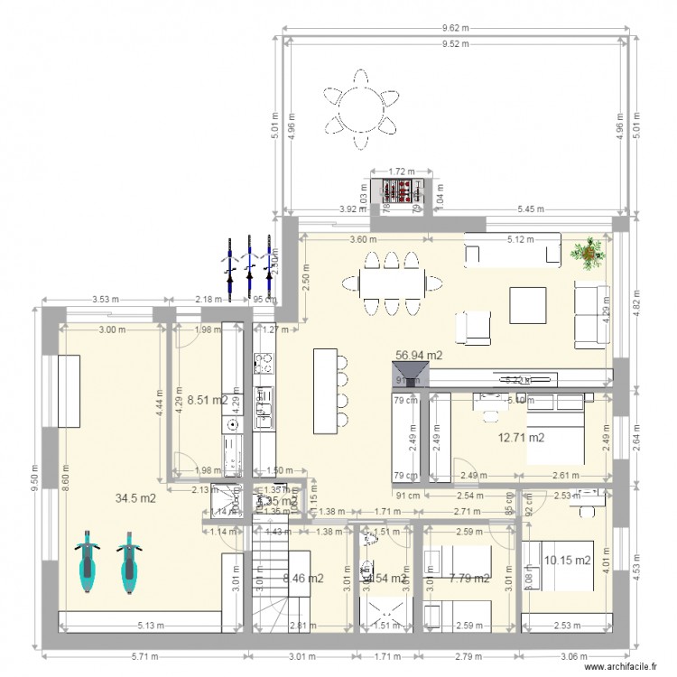 Chalvet rdc definitif. Plan de 0 pièce et 0 m2