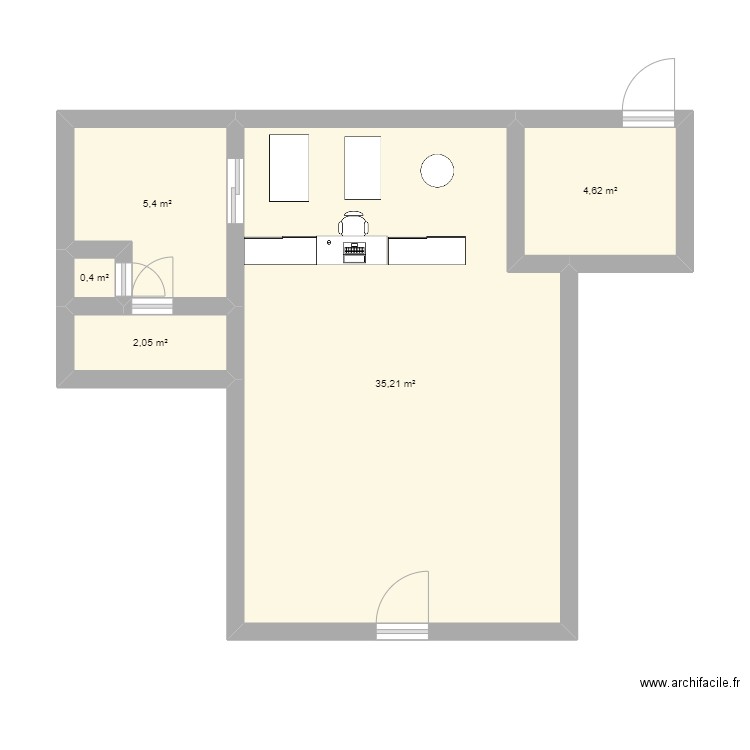 sallon. Plan de 0 pièce et 0 m2
