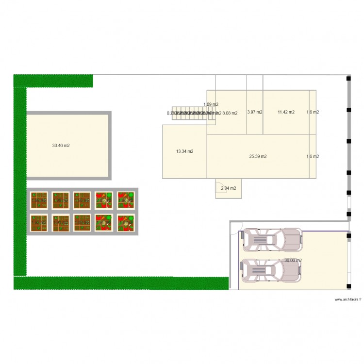 construction cloture et parking2. Plan de 0 pièce et 0 m2