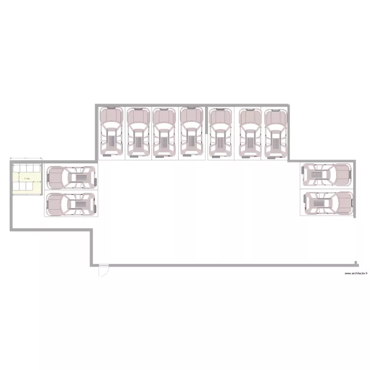 Cour Parkings Schema 1. Plan de 