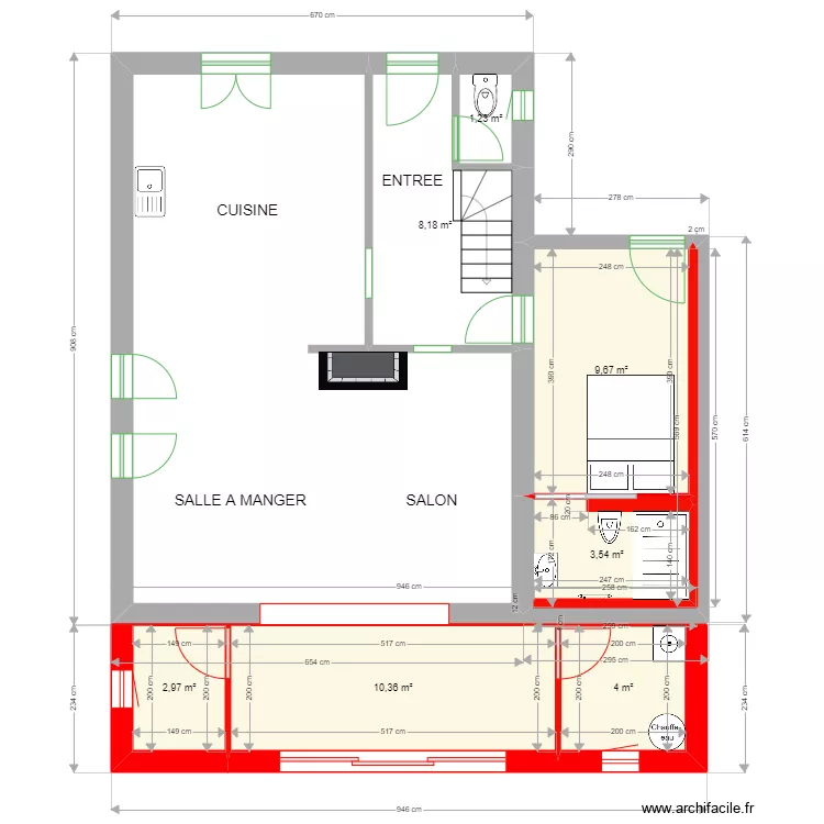 CASTEX MAISON COTE rev 3. Plan de 
