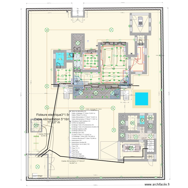 plan electricte  205. Plan de 0 pièce et 0 m2