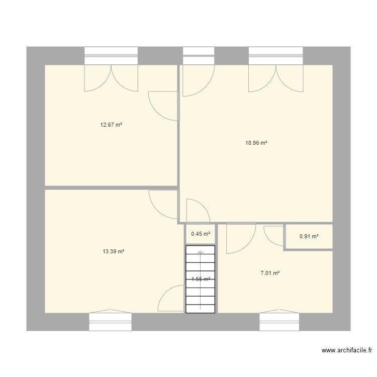 Maison avant travaux. Plan de 0 pièce et 0 m2