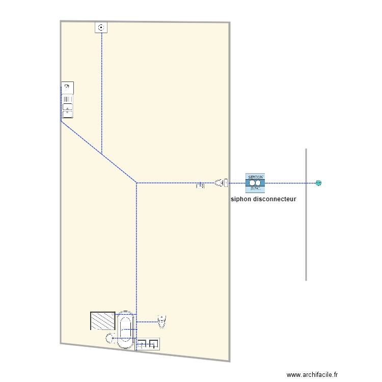 landais ass 1148. Plan de 1 pièce et 125 m2