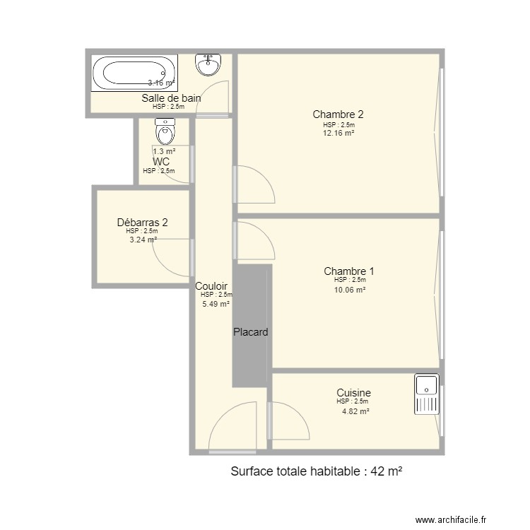 adelaide. Plan de 0 pièce et 0 m2