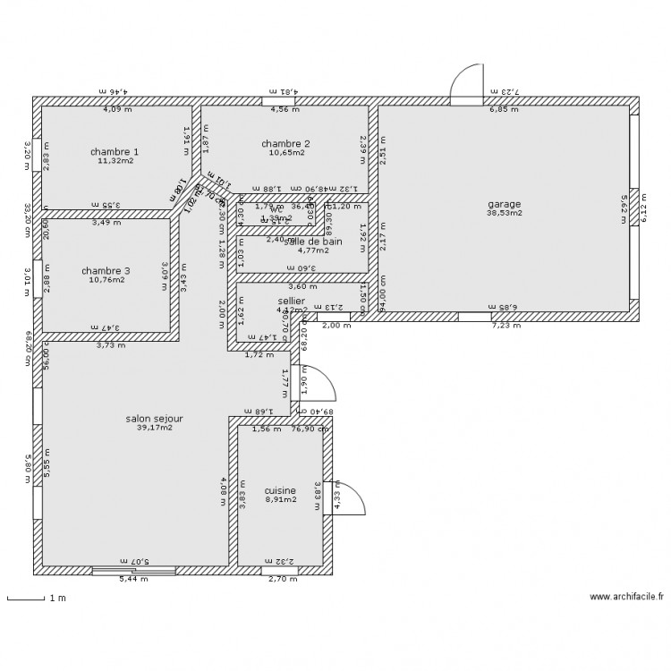 Plan2 avec metrage. Plan de 0 pièce et 0 m2