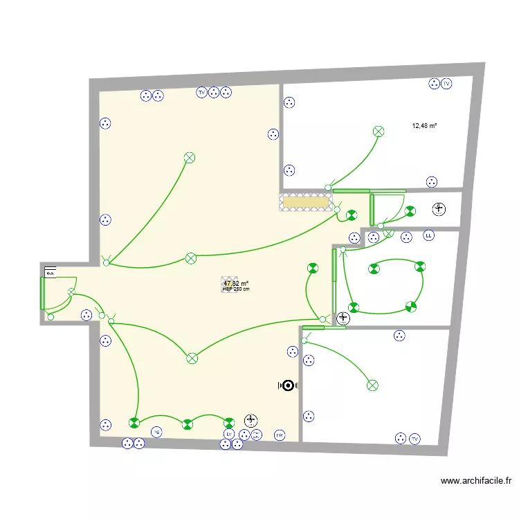 Plan &eacute;lec. Plan de 