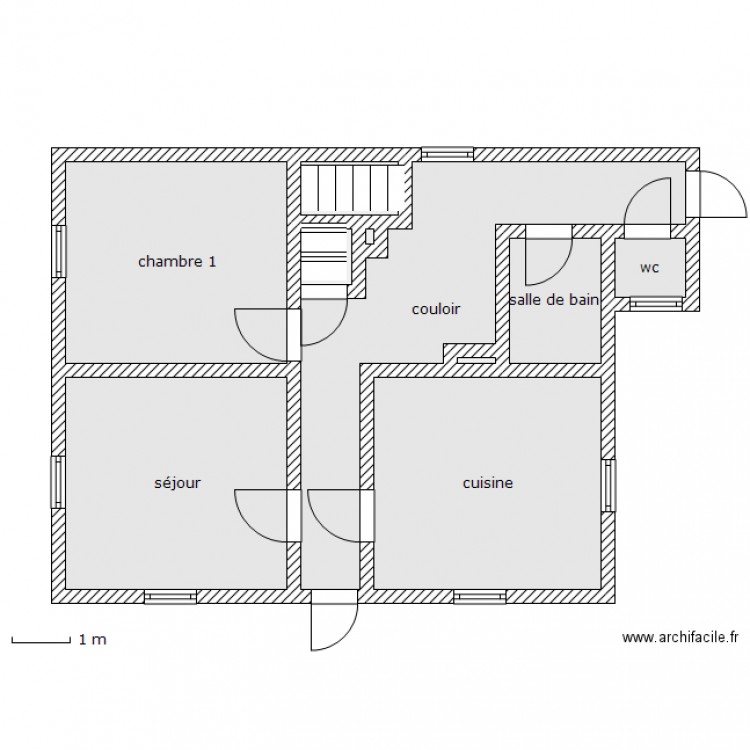 sci gphe rdc. Plan de 0 pièce et 0 m2