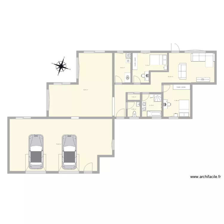 La Rochette Projet. Plan de La Rochette Projet. Plan de
