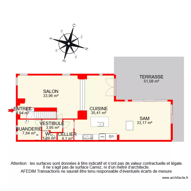 BI 7769 RDC. Plan de 