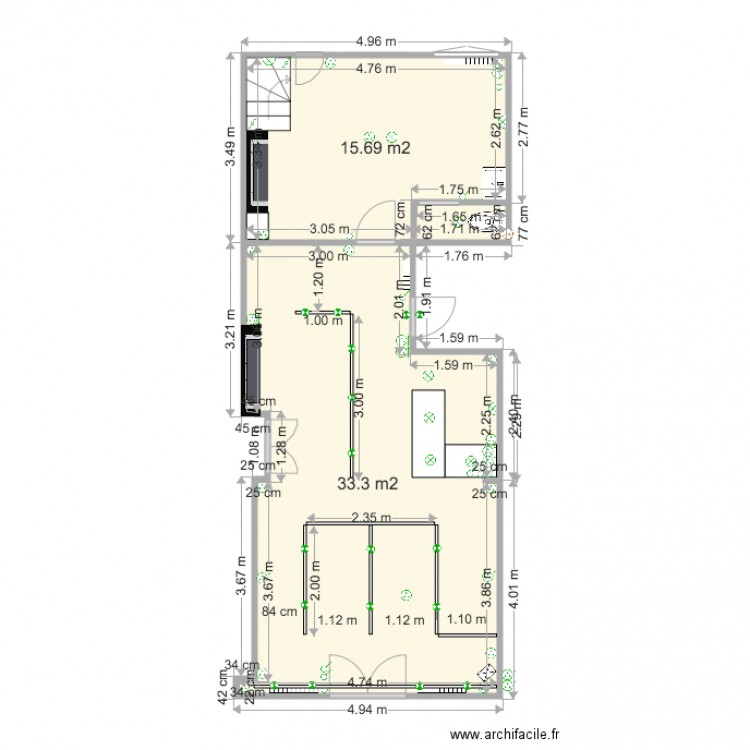 105 RDC sauv. Plan de 0 pièce et 0 m2