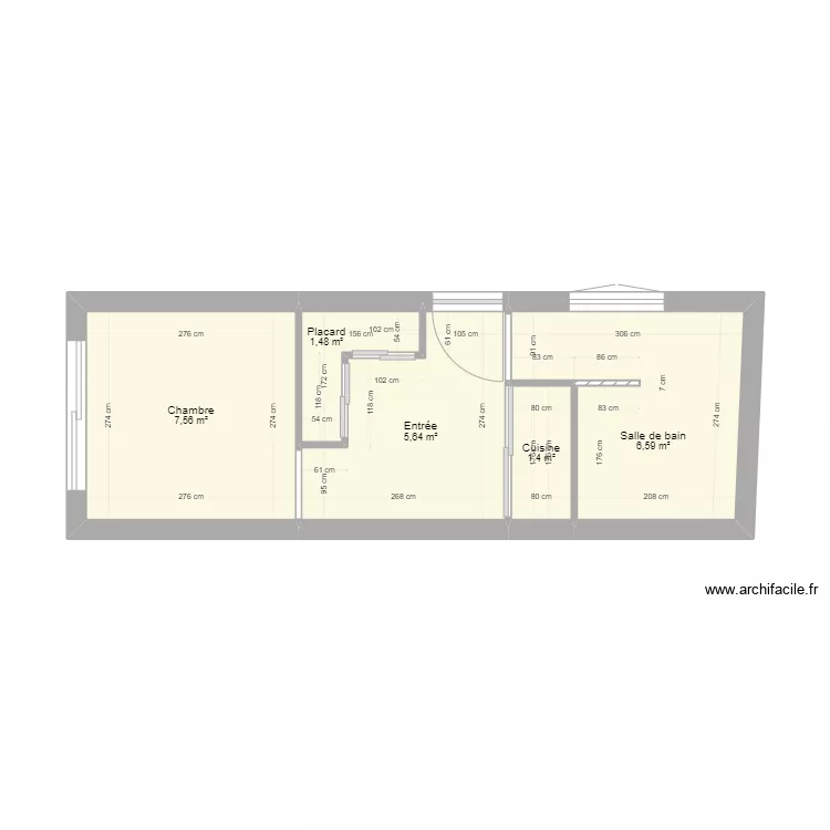 Studio Romagn&eacute;. Plan de 