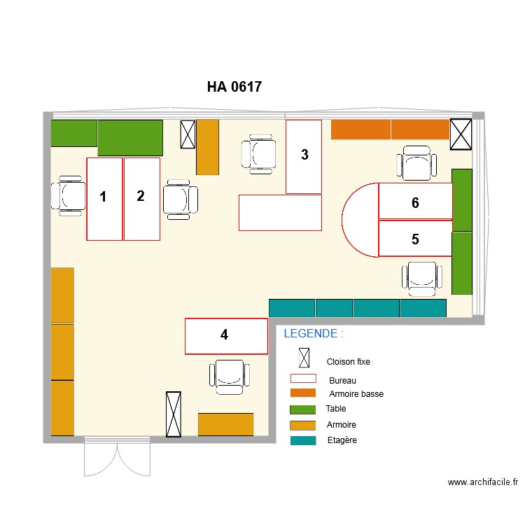 Open space chimie AVANT. Plan de 0 pièce et 0 m2