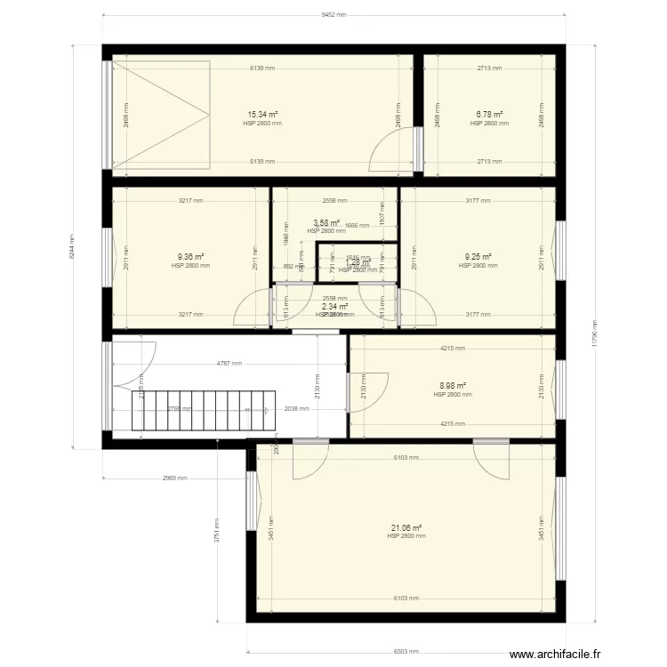 R de Ch Naintre 1. Plan de R de Ch Naintre 1. Plan de
