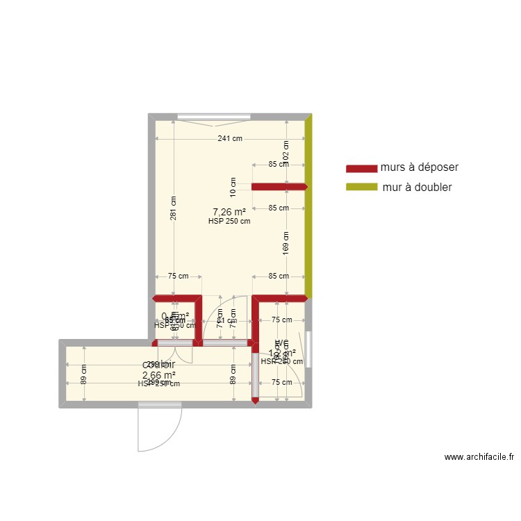 BUGUET CHAPELLE VOLAND travaux. Plan de 0 pièce et 0 m2