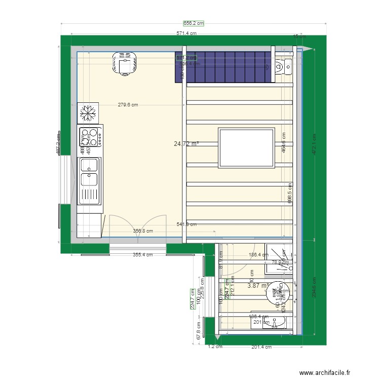 CH HOTES. Plan de 0 pièce et 0 m2