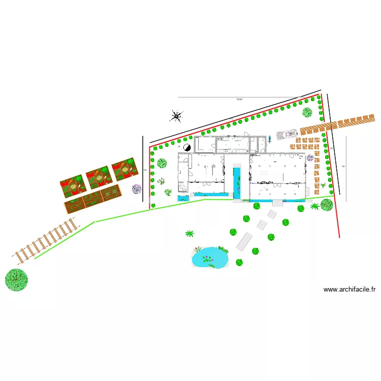 Omah Sutik version Limasan 2. Plan de Omah Sutik version Limasan 2. Plan de