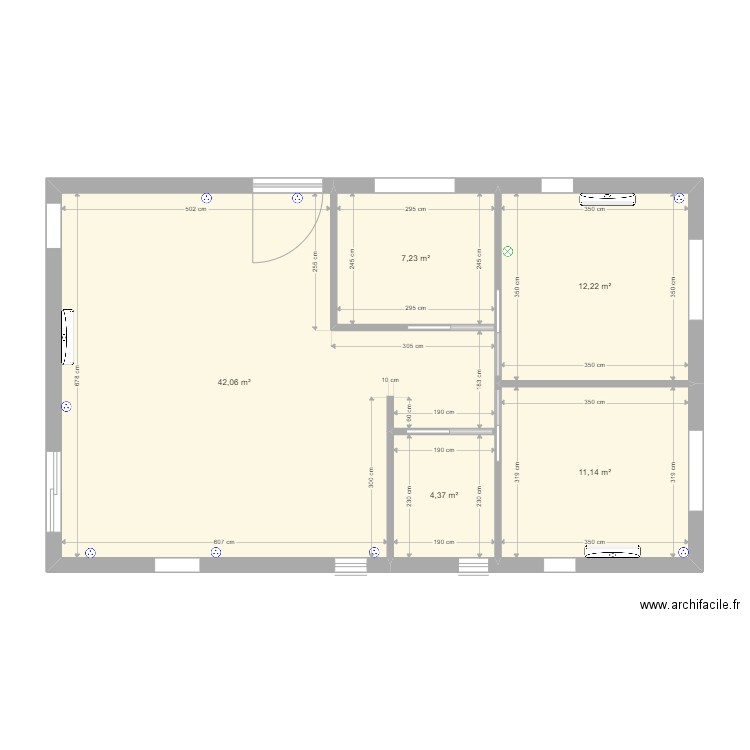 plan container r+1-bis. Plan de 0 pièce et 0 m2