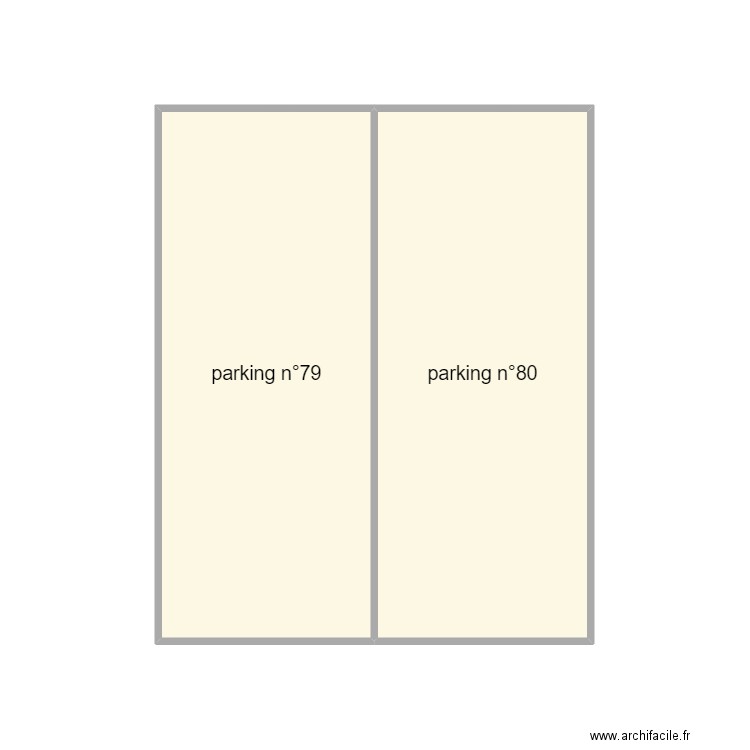 parkings FLABAT_ OASIS. Plan de 2 pièces et 19 m2